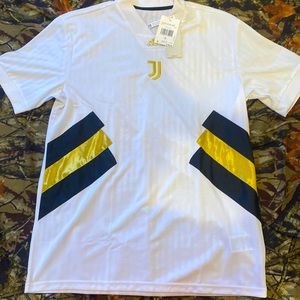 Brand New White Adidas Juventus Jersey Size S